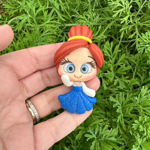 Custom Princess Clay Bow