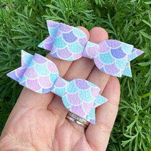 Mermaid Tail Mini Mae bows