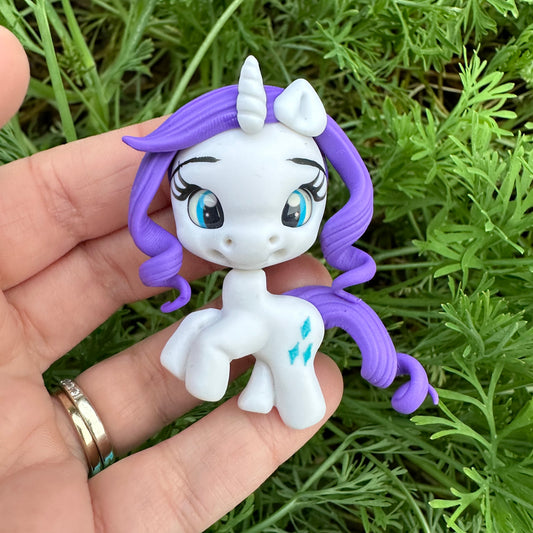 Custom Pony Clay Bow