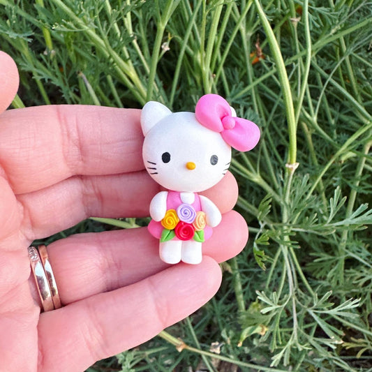 Hello Kitty Clay Bow