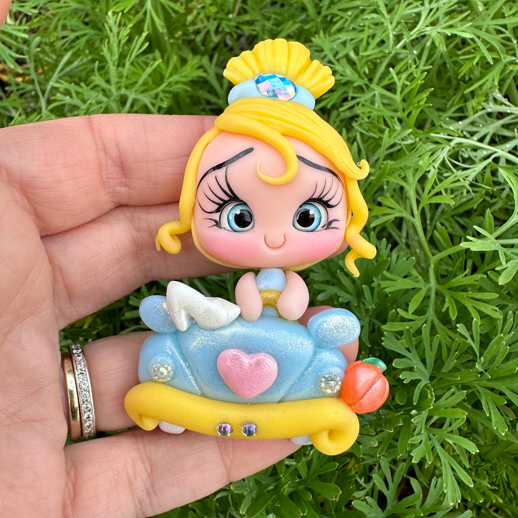 Custom Princess Clay Bow