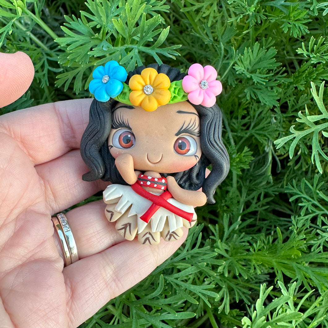 Custom Princess Clay Bow