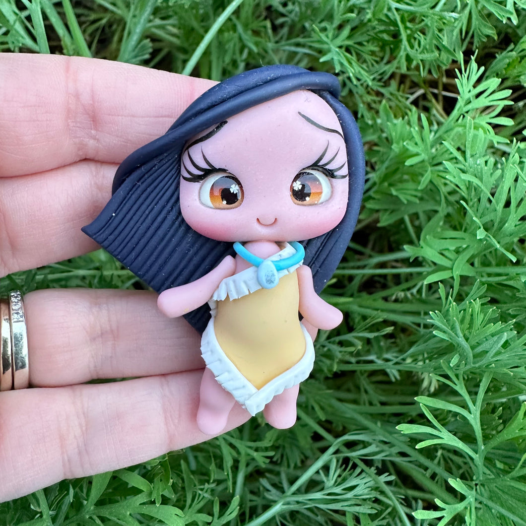 Custom Princess Clay Bow