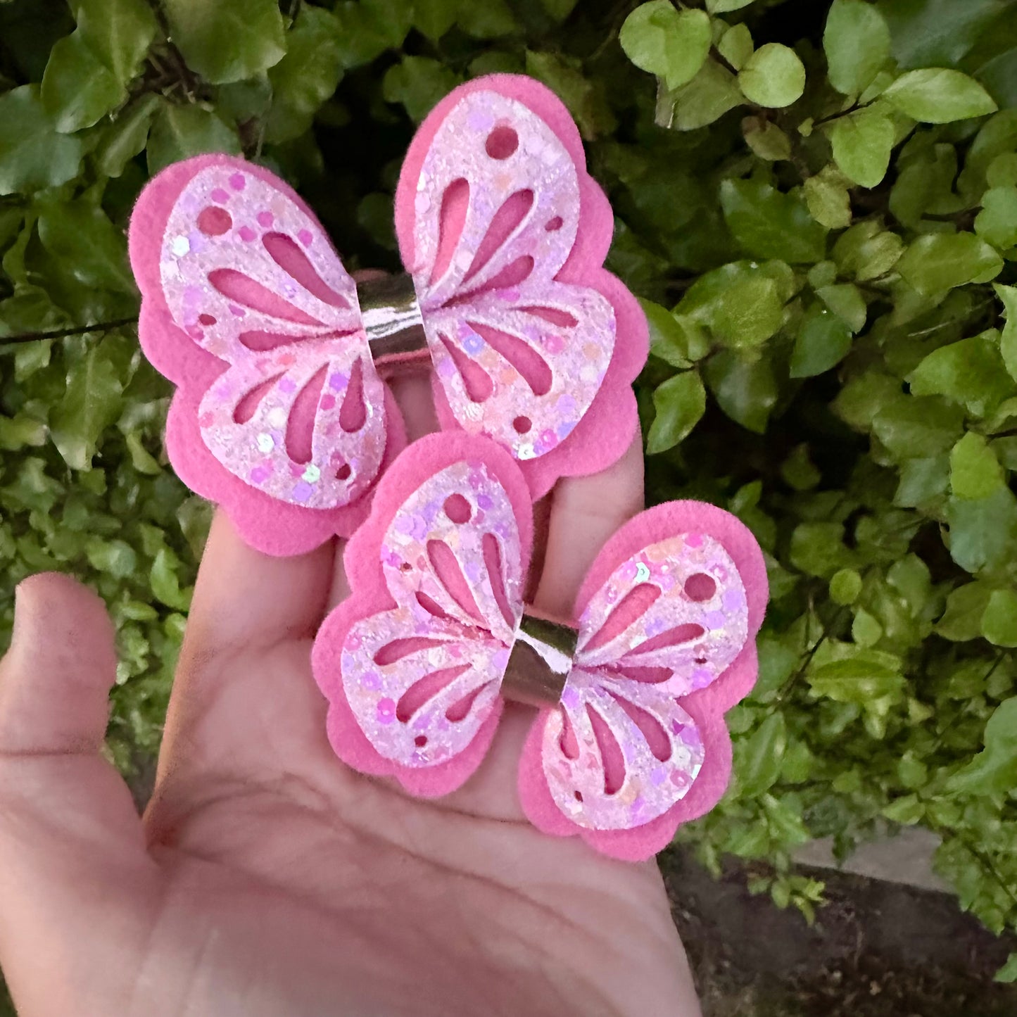 Pink Flutterfly Bow