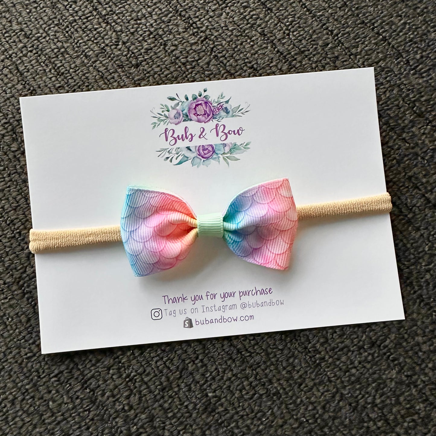 Ribbon Bow Nylon Headband