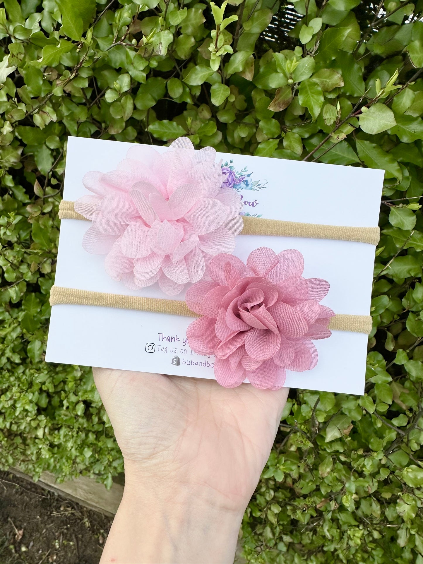 Chiffon Flower Headbands (each)