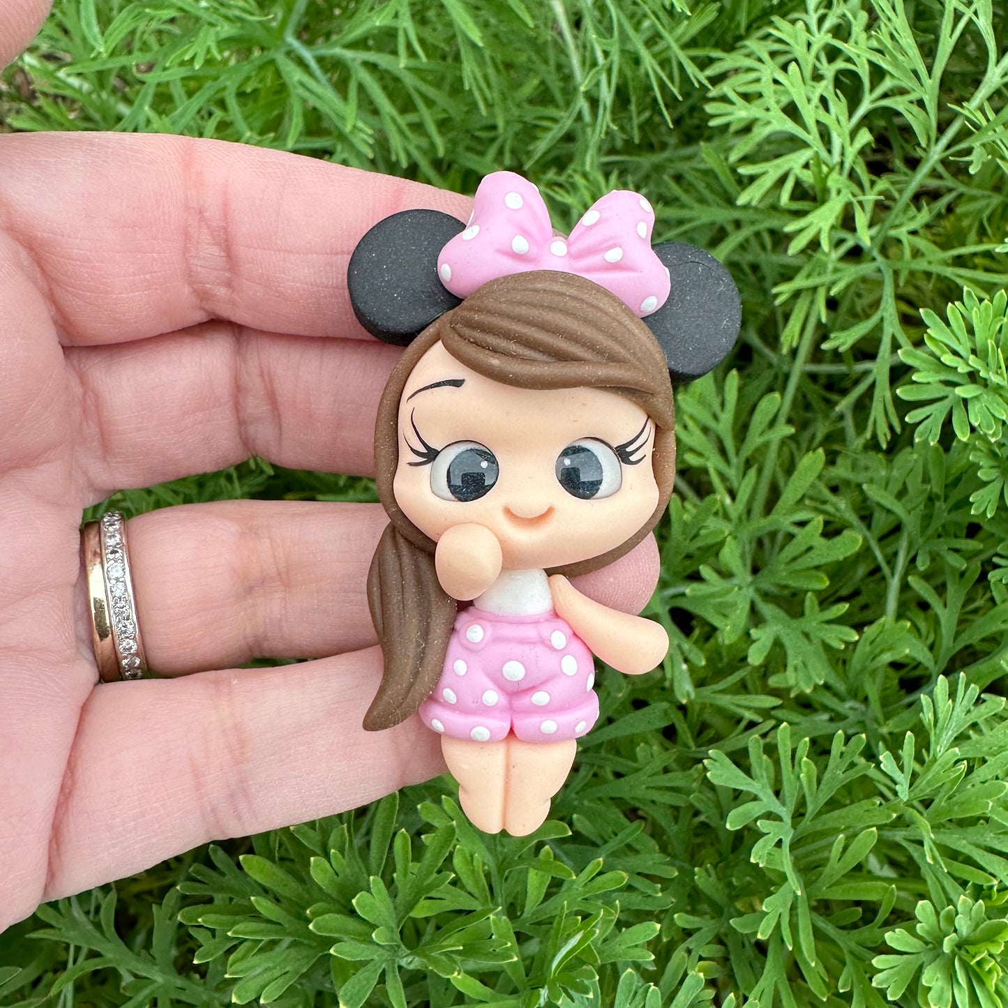 Custom Character Mouse Girl Clay Bow