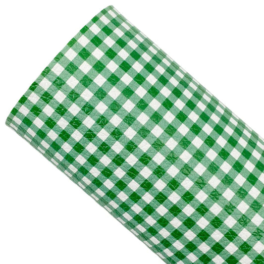 Green Christmas Gingham