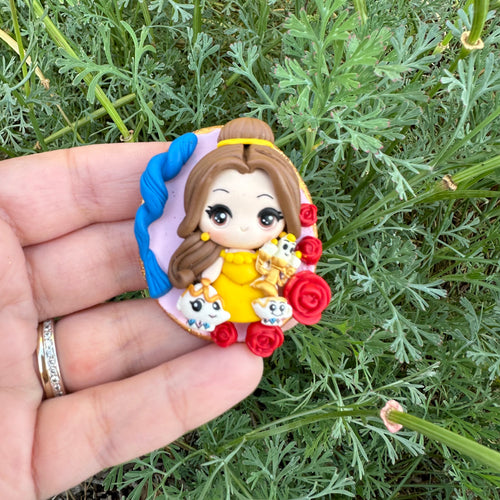 Custom Princess Clay Bow