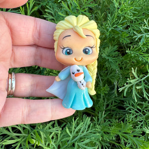 Custom Princess Clay Bow