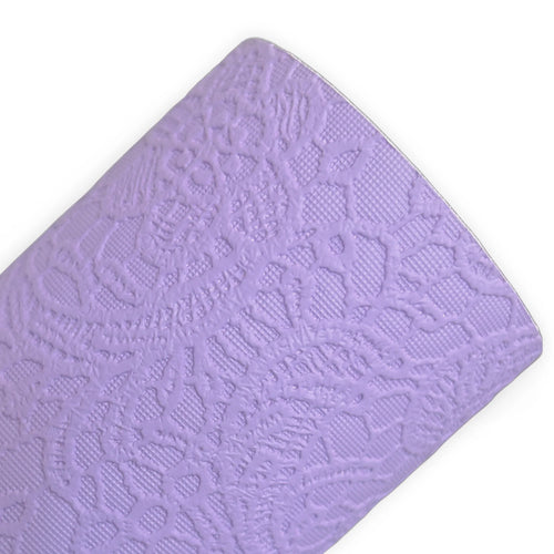 Purple Lace Embossed