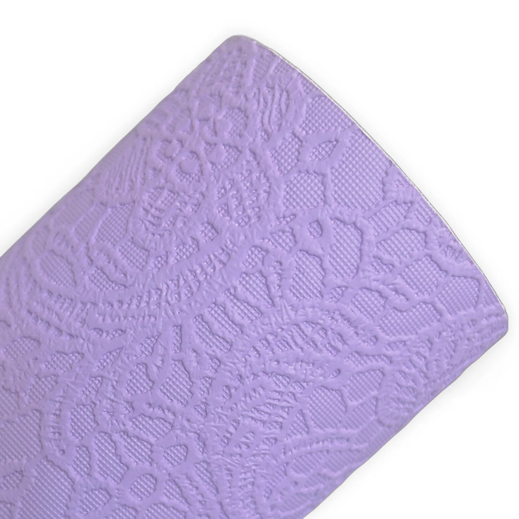 Purple Lace Embossed