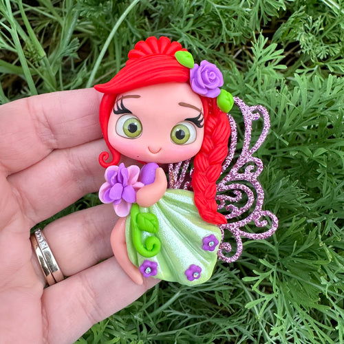 Custom Princess Fairy Clay Bow