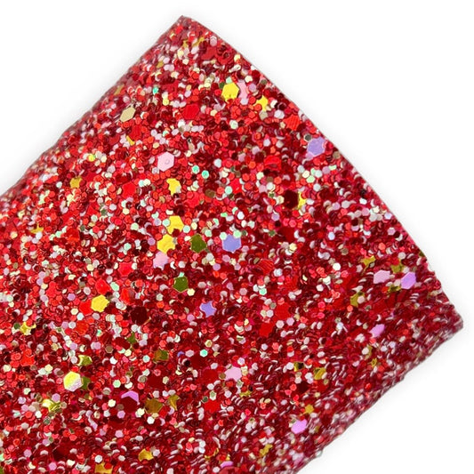 Candy Cane Christmas Chunky Glitter