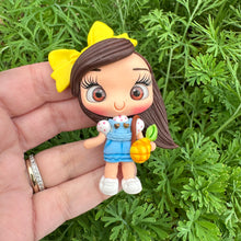 Load image into Gallery viewer, Custom Pineapple Girl Clay Bow