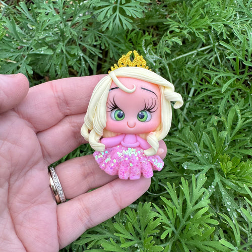 Custom Princess Clay Bow