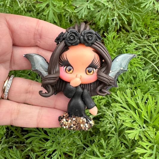 Custom Bat Girl Clay Bow