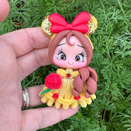 Custom Princess Clay Bow