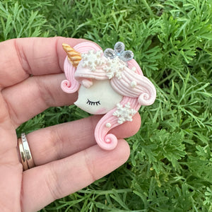 Custom Unicorn Clay Bow