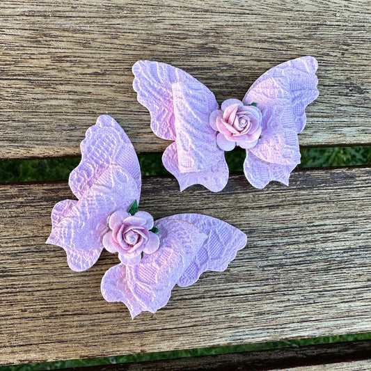 Lilac Lace Butterfly Piggys