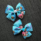 Stitch Ribbon Bow Piggy Clips