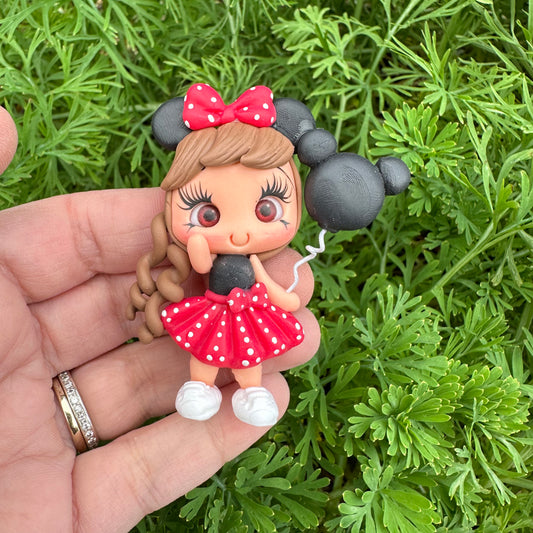 Custom Character Mouse Girl Clay Bow