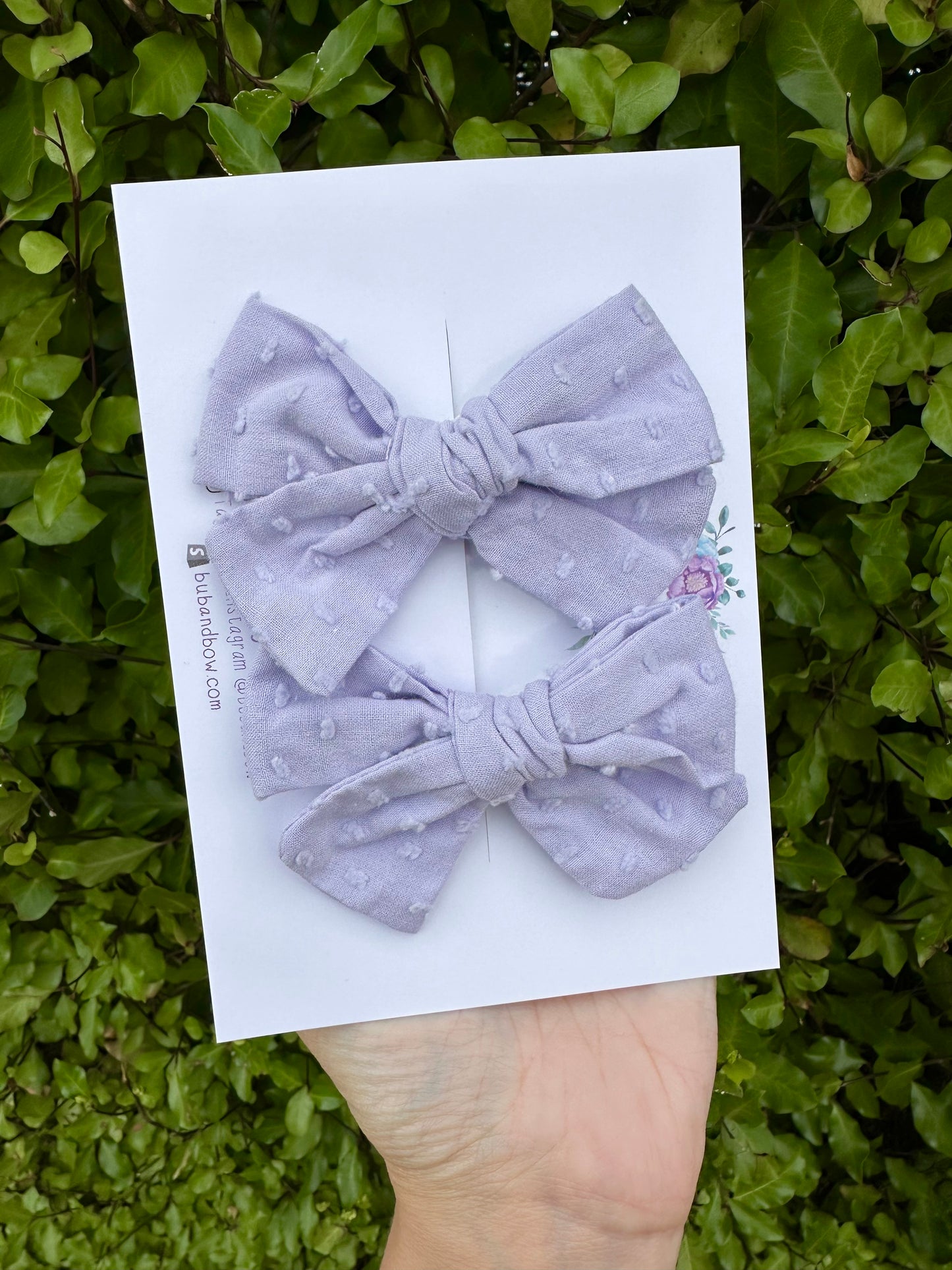 Patterned Pixie Bow Pair