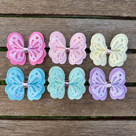 Flutterfly Bow Set (3”- all 6 colours)