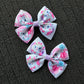 Marie Ribbon Bow Piggy Clips