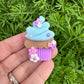 Custom Cupcake Clay Bow