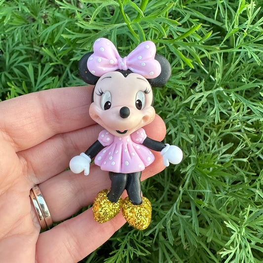 Custom Character Mouse Clay Bow