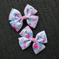 Marie Ribbon Bow Piggy Clips