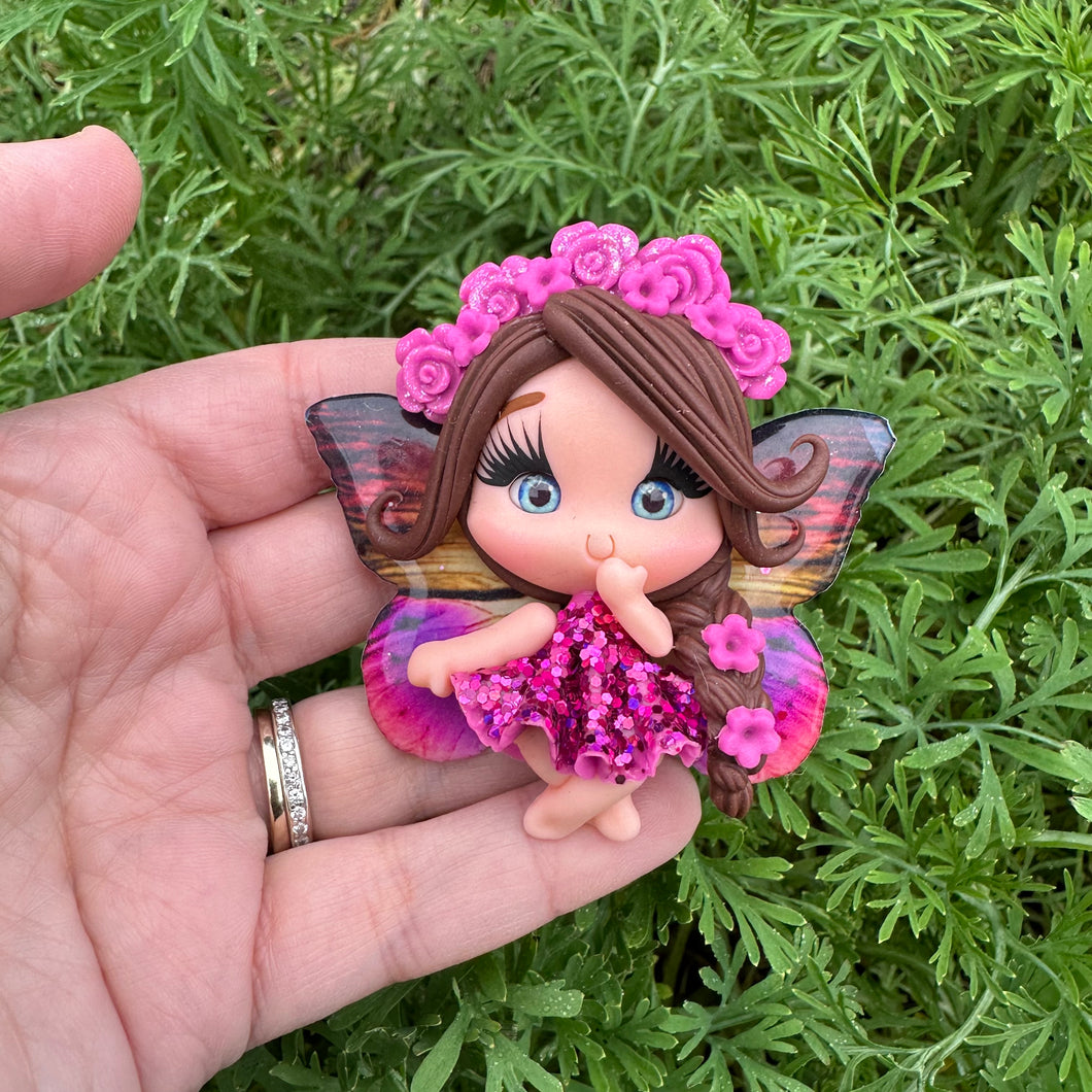 Custom Fairy Clay Bow