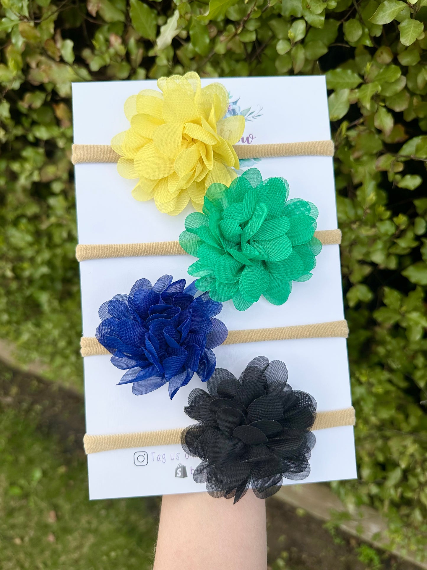 Chiffon Flower Headbands (each)