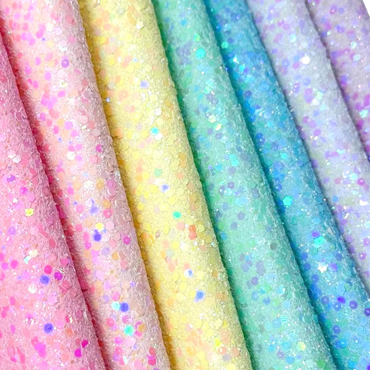 Rainbow Sprinkles Glitter Set (6 bows)