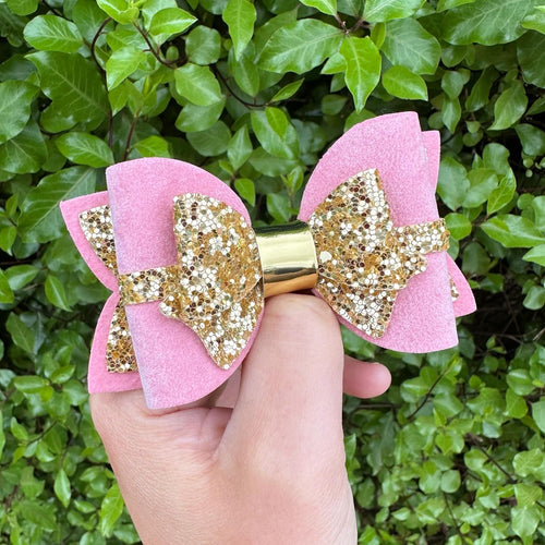 Christmas Wish Bow (Light Pink)