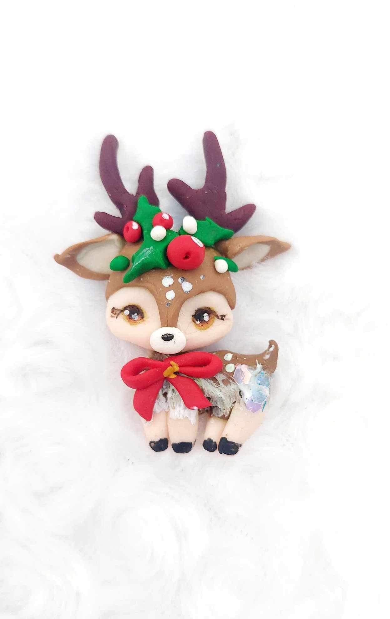 Reindeer Custom Clay Bow