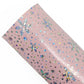 Snowflakes Holographic Leather (Pink)