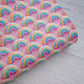 Rainbow Donuts Printed Leather