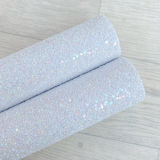 White Rainbow Chunky Glitter