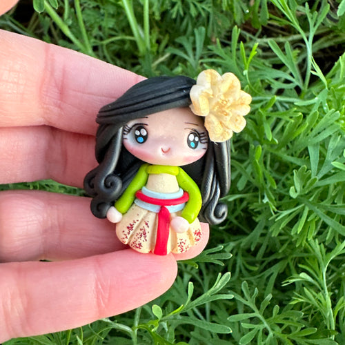 Custom Princess Clay Bow