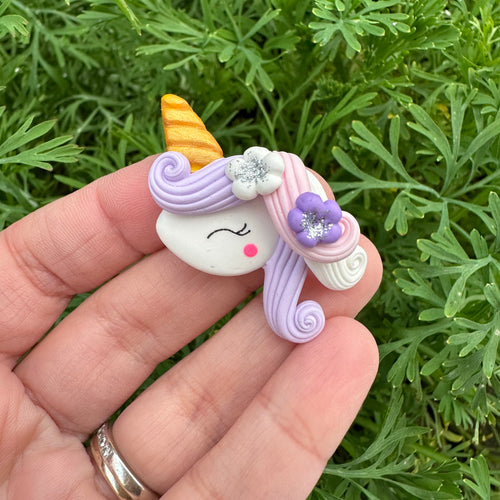 Custom Unicorn Clay Bow