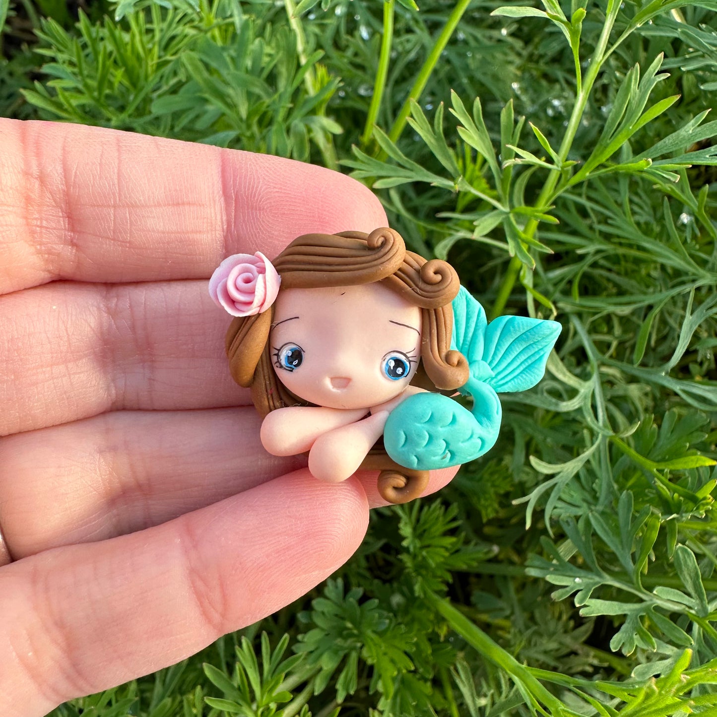 Custom Mermaid Clay Bow