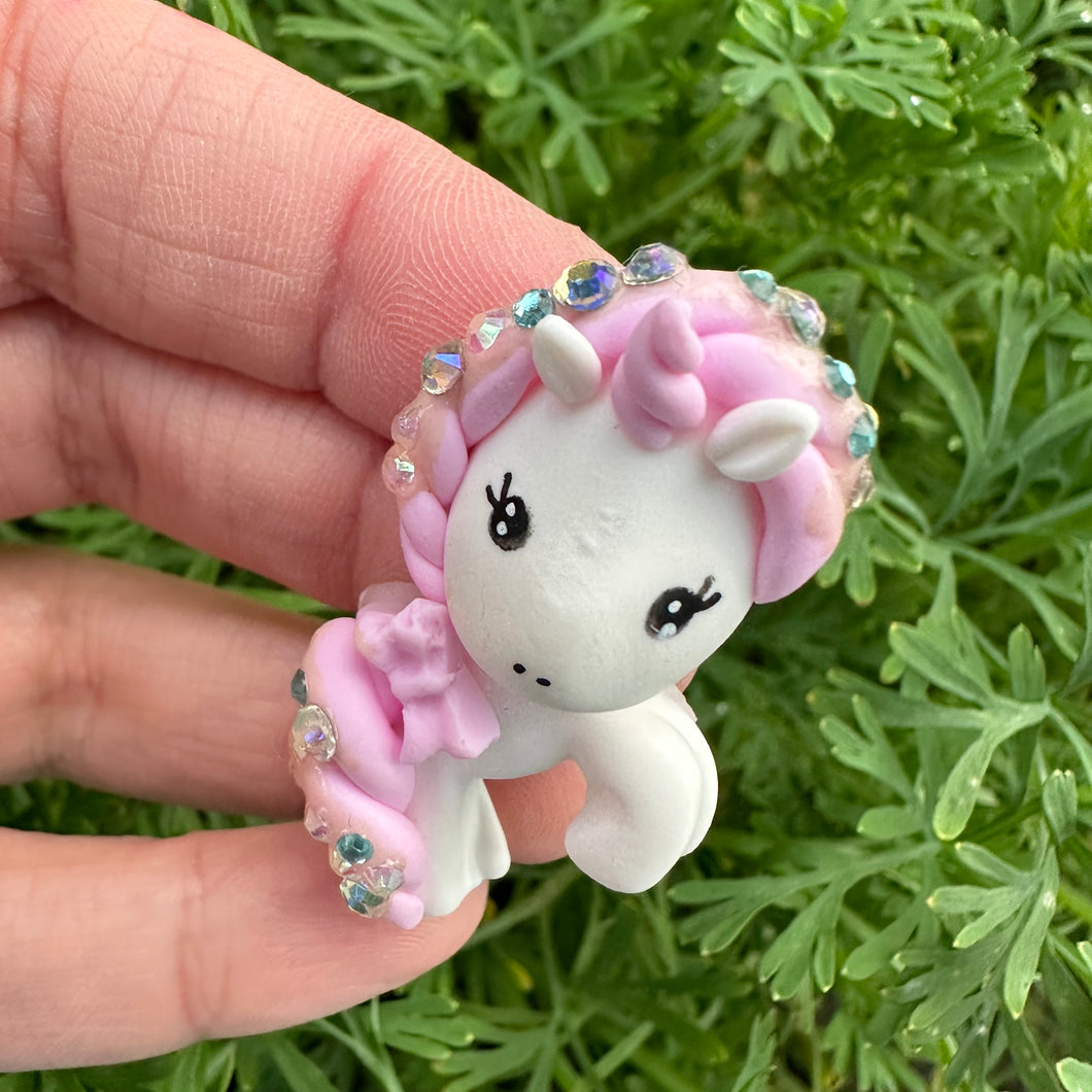 Custom Unicorn Clay Bow