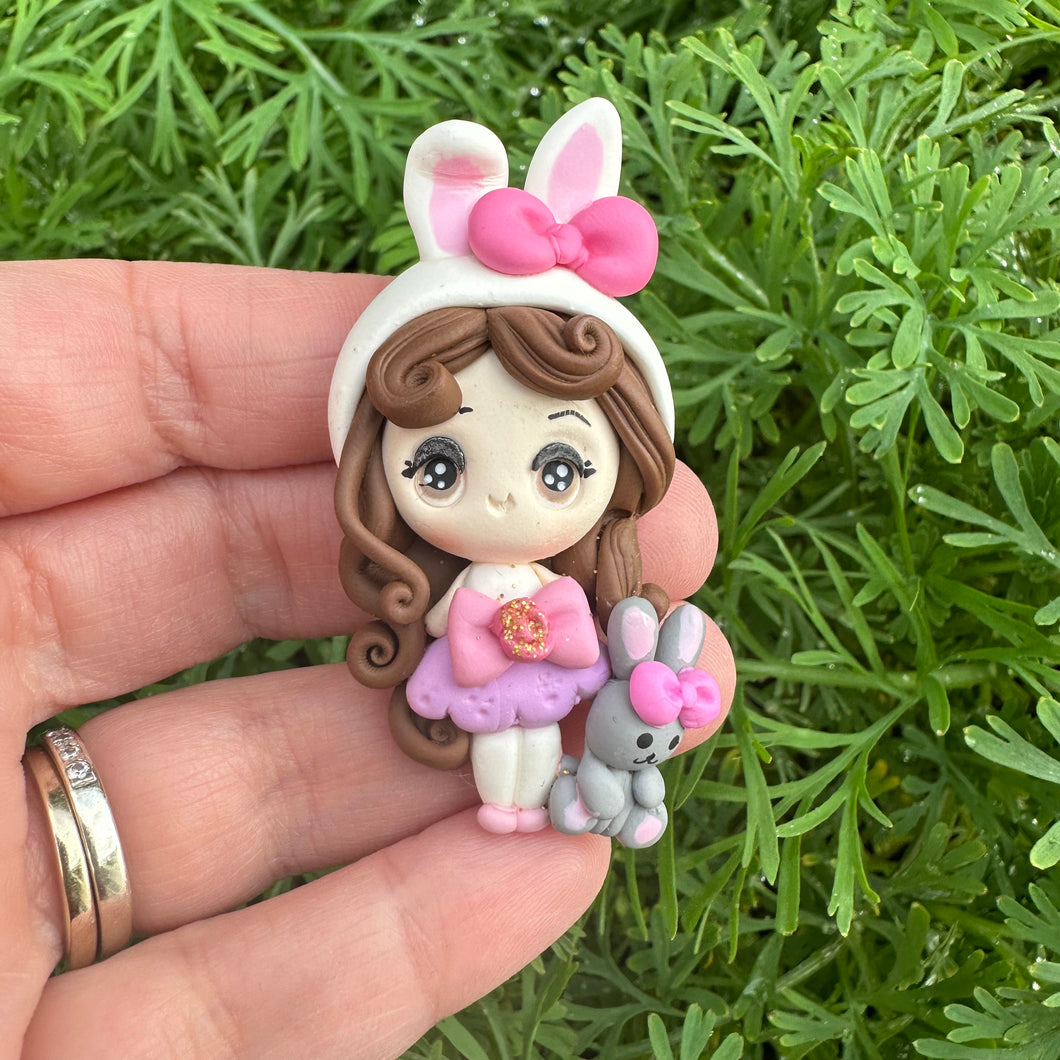 Custom Easter Clay Bow