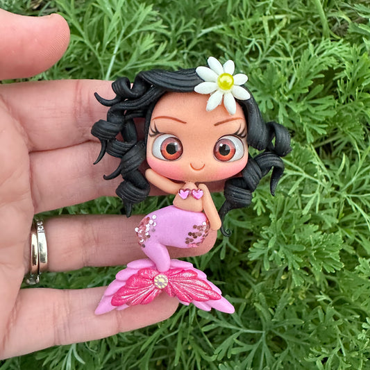 Custom Mermaid Clay Bow