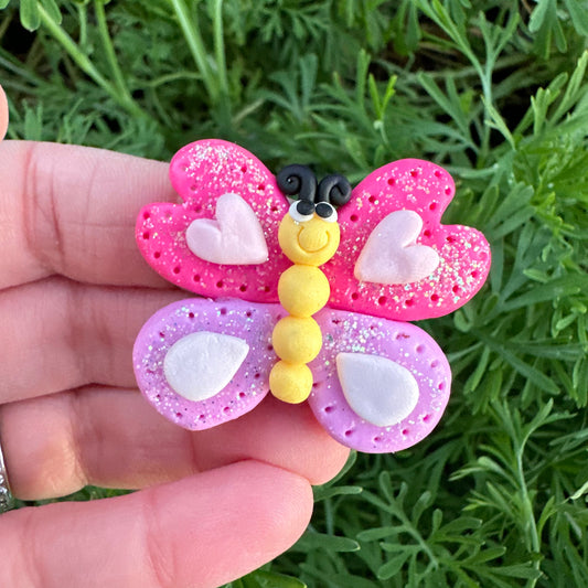 Custom Butterfly Clay Bow