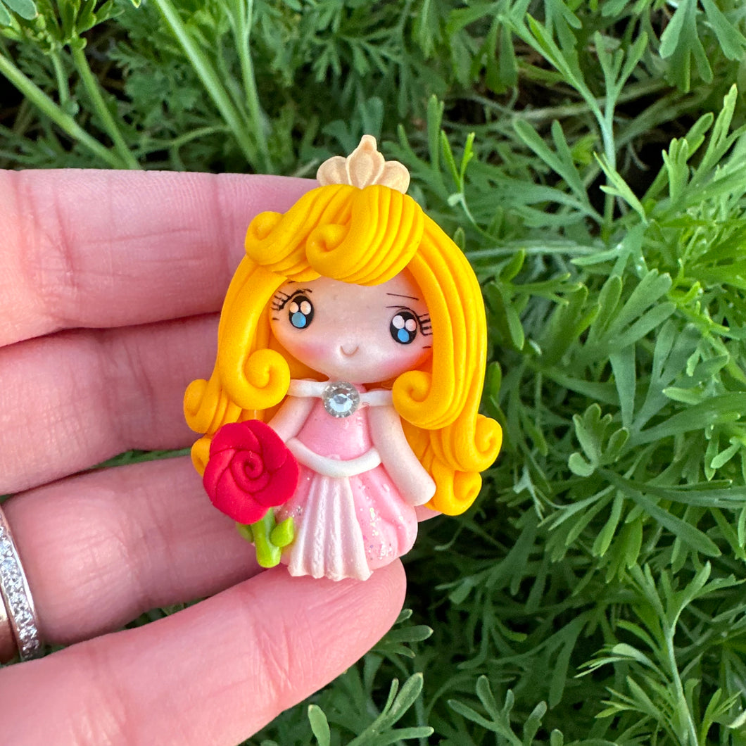 Custom Princess Clay Bow