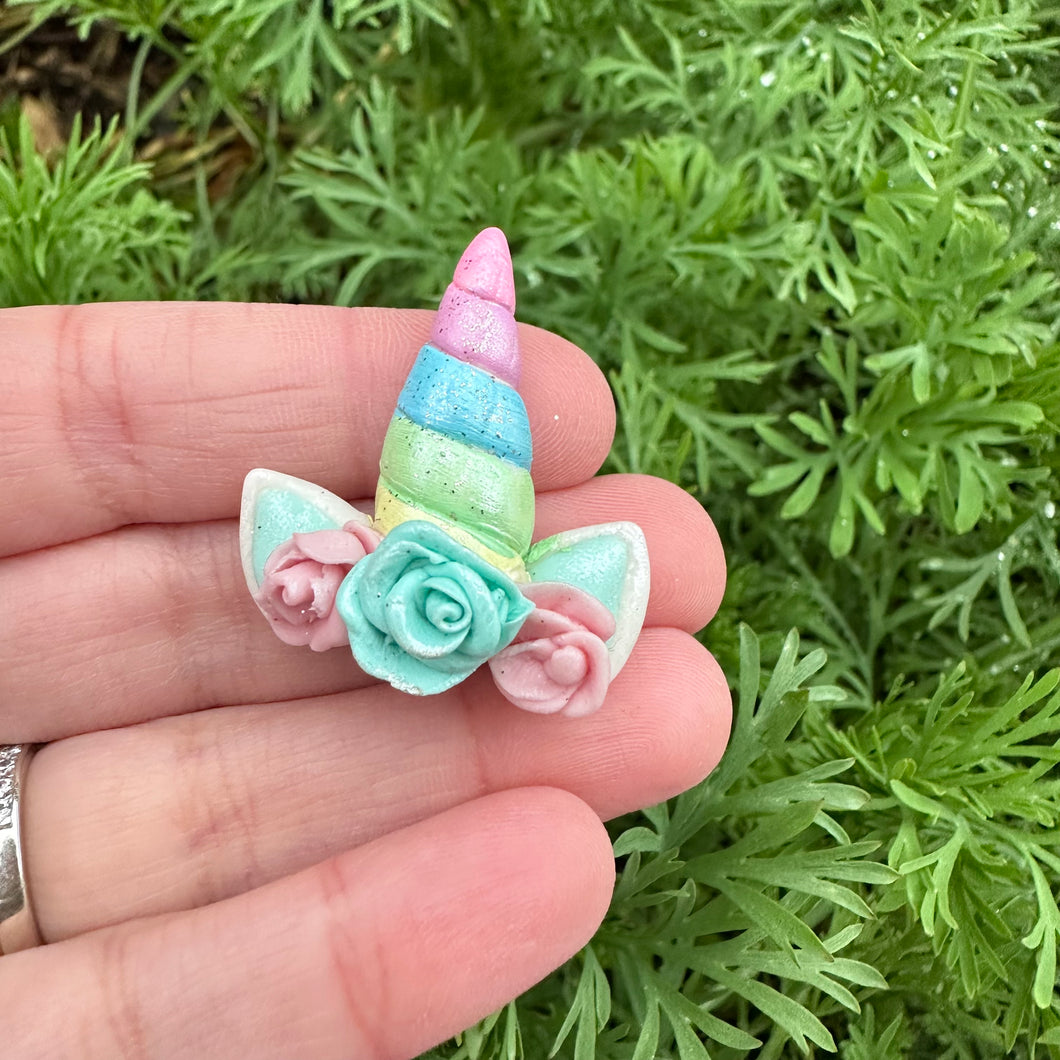 Custom Unicorn Clay Bow