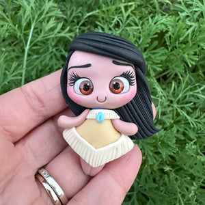 Custom Princess Clay Bow